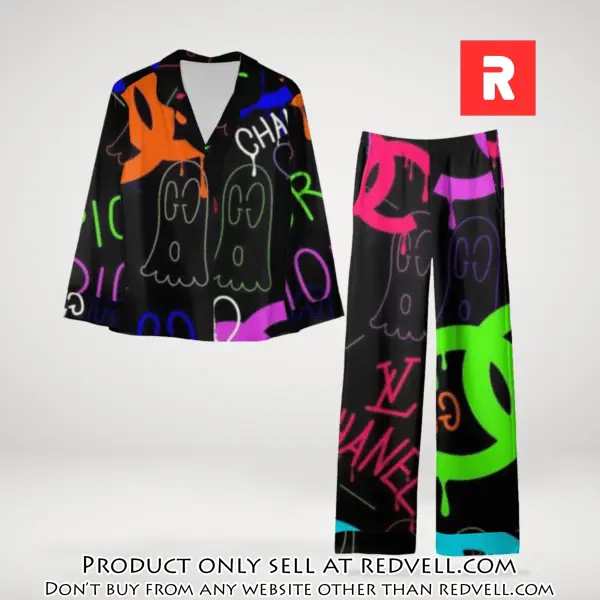 Trending luxury chanel satin pajama set pjs1043 rv5548833